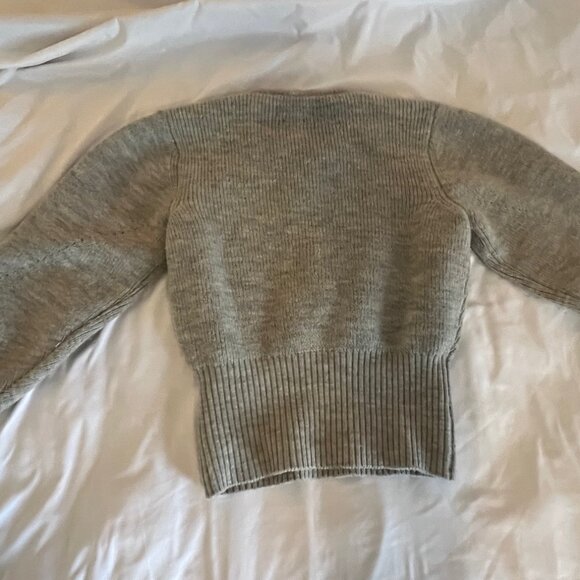 ISABEL MARANT Laley lace-up ribbed wool-blend sweater Size FR 38 US 6 SEE NOTES - Picture 2 of 8